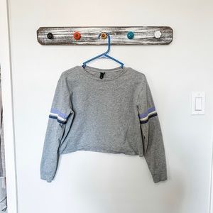Crop top sweatshirt
